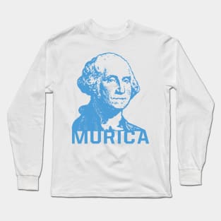 Murica - George Washington Long Sleeve T-Shirt